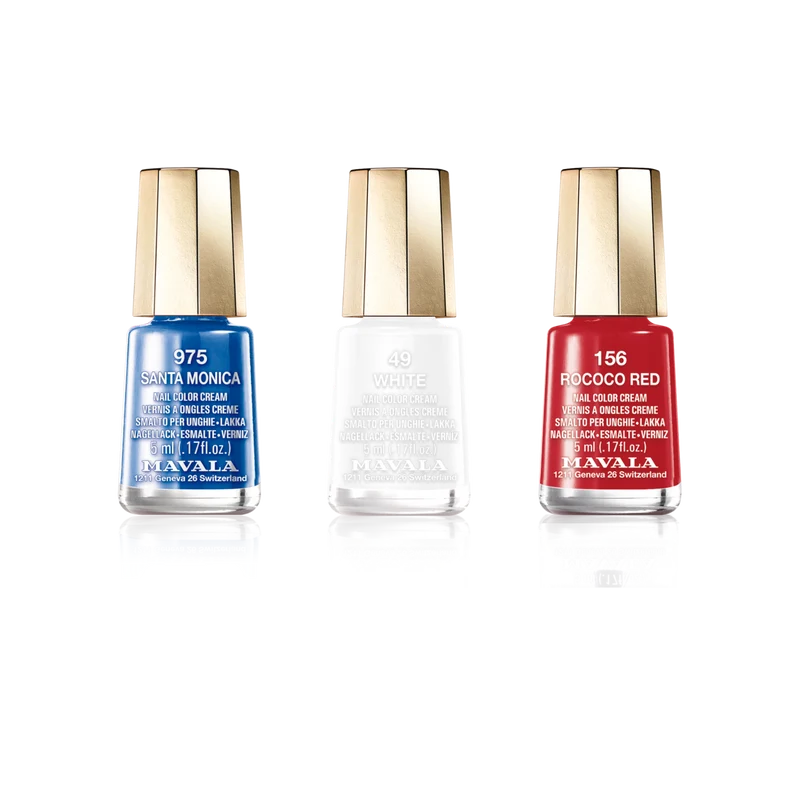 Kit Vernis Bleu Blanc Rouge