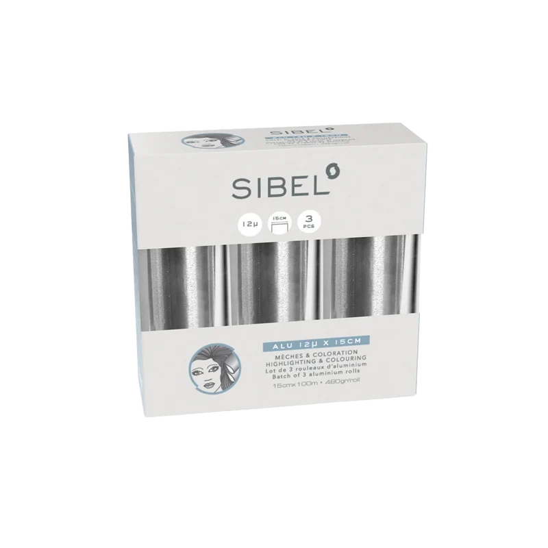 SIBEL Rouleaux Alufoil 12MU 15cmx100m 3pcs