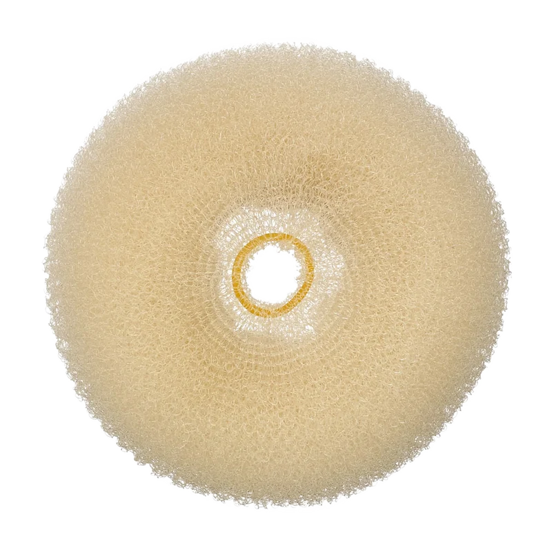 SIBEL Anneau à chignon en nylon blond 11cm