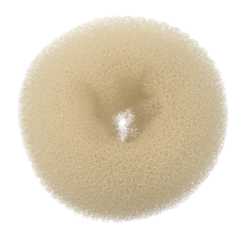 SIBEL Anneau à chignon en nylon blond 10cm