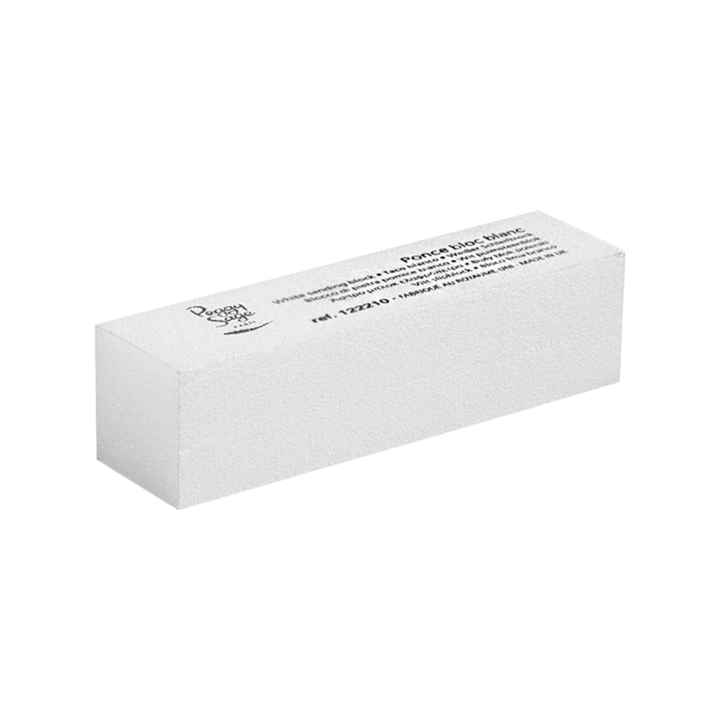 Ponce bloc blanc pour ongles