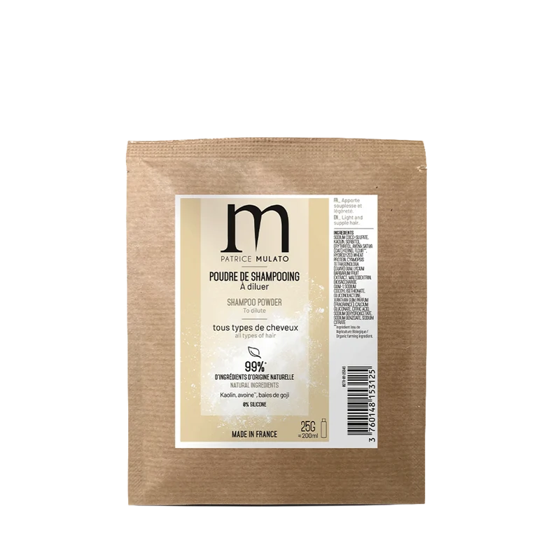 Poudre De Shampooing Tous Types De Cheveux 25Gr