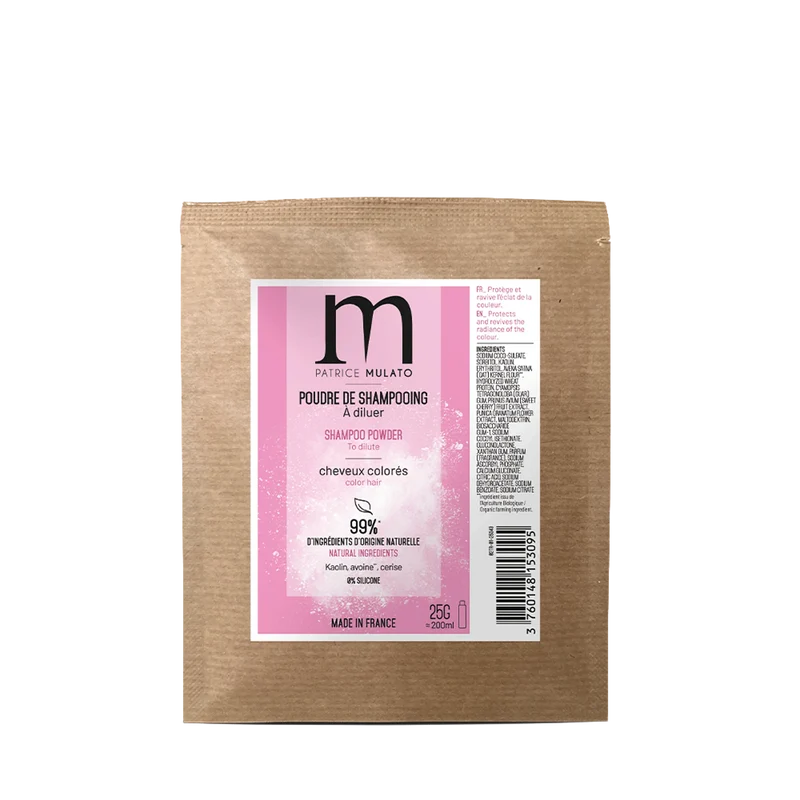 Poudre De Shampooing Cheveux Colores 25Gr