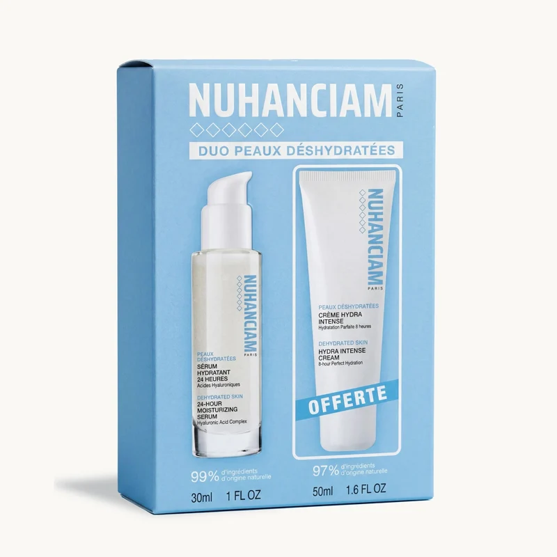 Duo Peaux Déshydratées - Sérum hydratant 24h + Crème Hydra Intense Offerte