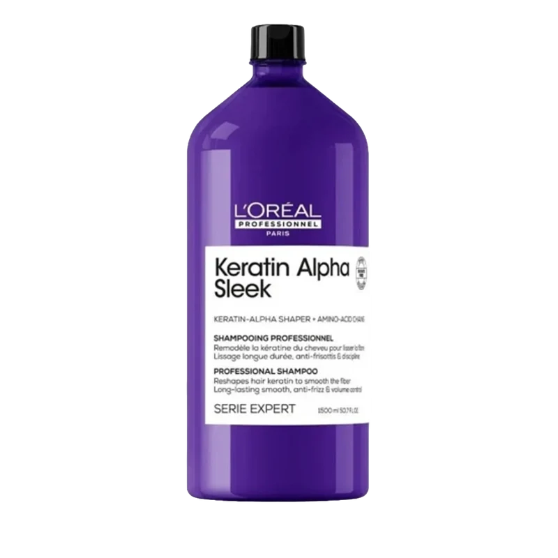 Keratin Alpha Sleek Shampooing - 1500 ml