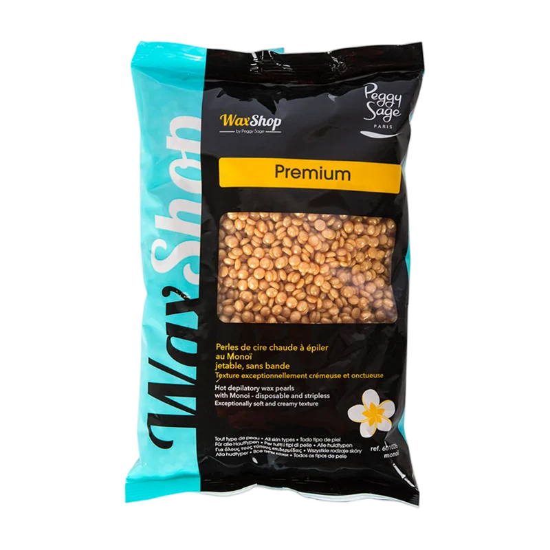 Perles De Cire À Épiler Au Monoï - Jetables, Sans Bande