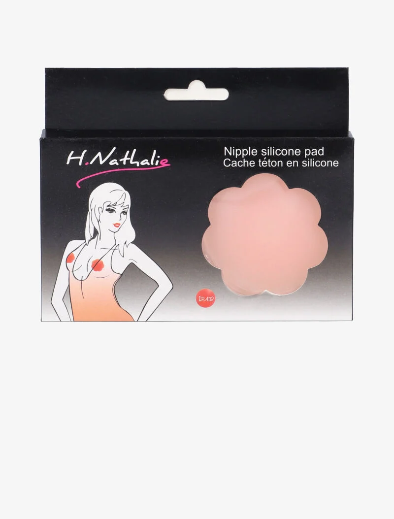 Cache-tétons adhésifs en silicone - beige